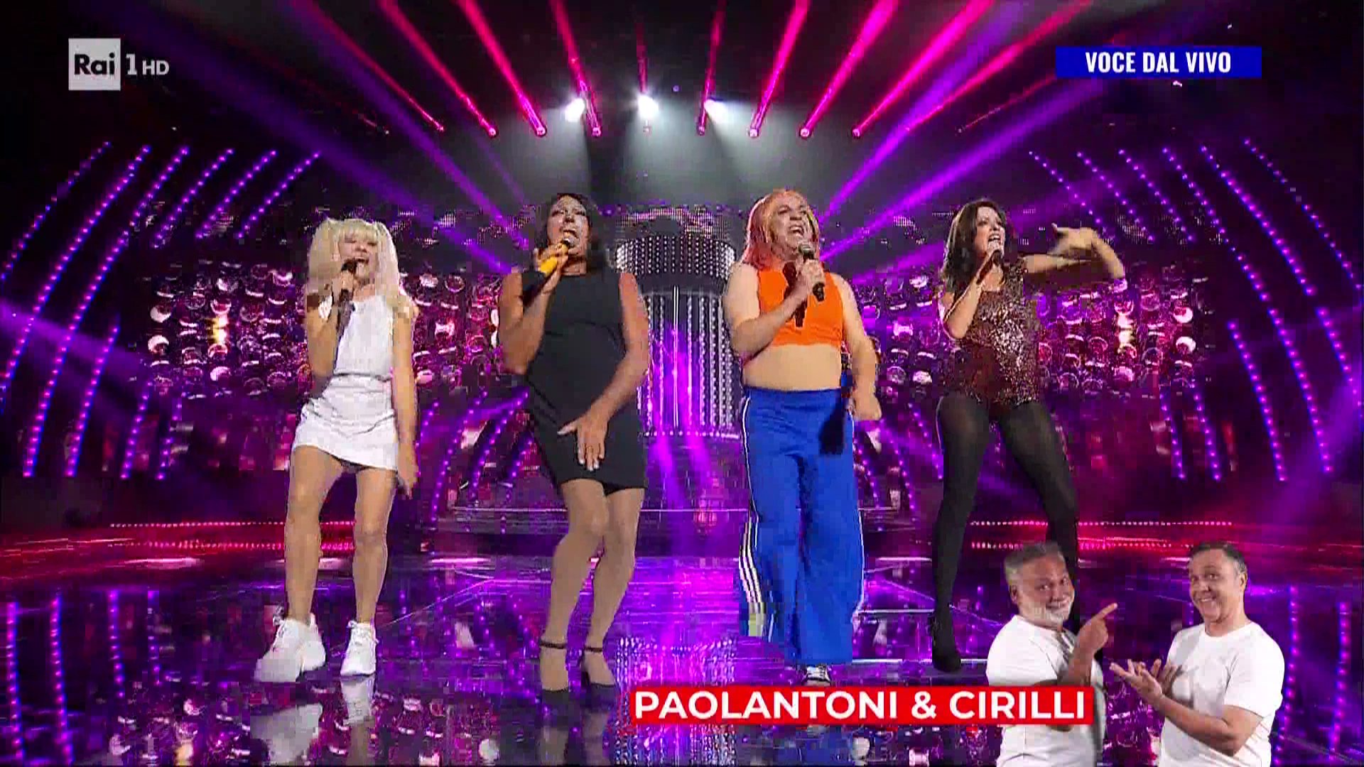 Tale e quale show 2023 | Cirilli e Paolantoni sono le Spice Girls video ...